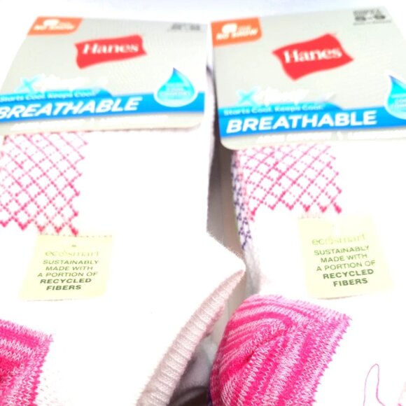 Hanes Women's Socks X Temp Breathable Socks 12   Pairs Size 5 To 9 New with Tags - Picture 3 of 7